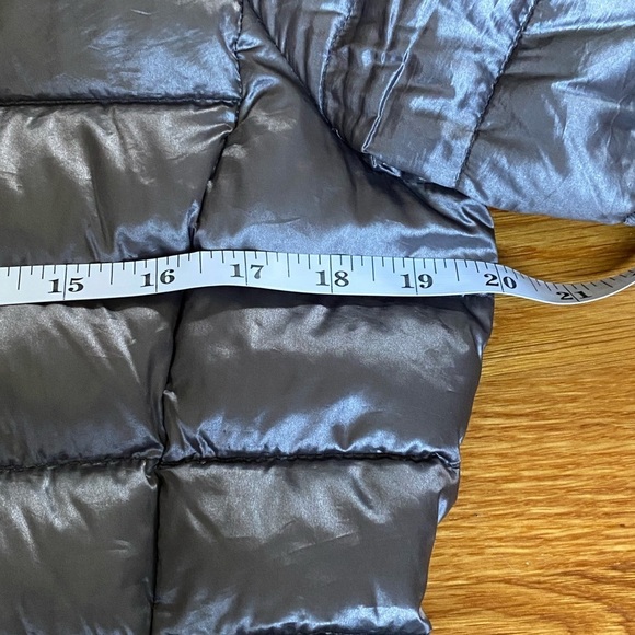 Andrew Marc Premium Down Packable Quilted Gray Hooded Full Zip Puffer Jacket S - Picture 10 of 16